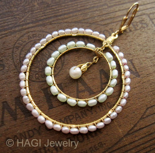 （画像用） HAGI ピアス・イヤリング 真珠　エレガンス