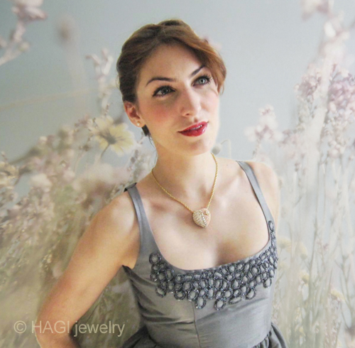 （画像用） HAGI ネックレス 　Love ・ 真珠