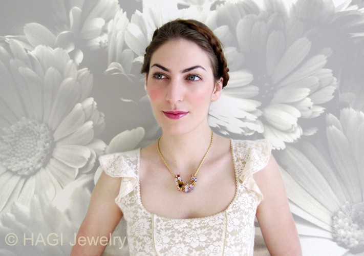 （画像用） HAGI ネックレス フラワー・ベッド