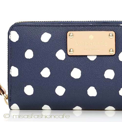 （画像用） ケイトスペード お財布　ドット柄