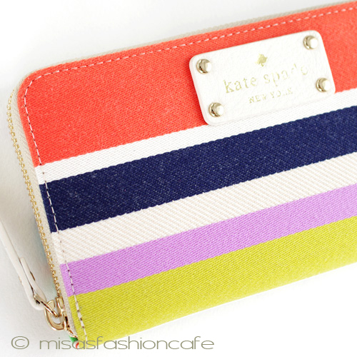 （画像用） Kate Spade　 お財布 ボーダー
