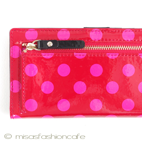 （画像用） ケイトスペード お財布　ドット柄