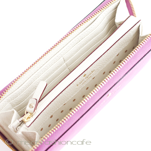 （画像用） ケイトスペード お財布　パープル