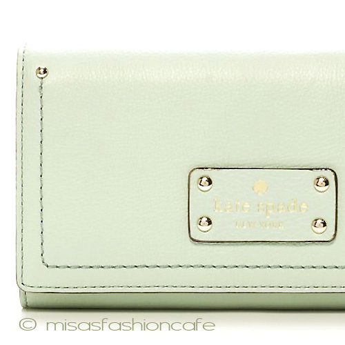 （画像用） ケイトスペード 　お財布　ミント