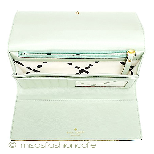 （画像用） ケイトスペード 　お財布　ミント