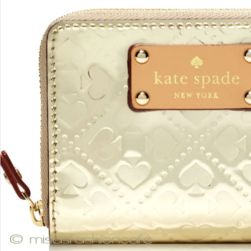 （画像用） ケイトスペード お財布　ゴールド