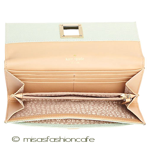 （画像用） ケイトスペード お財布　ミント