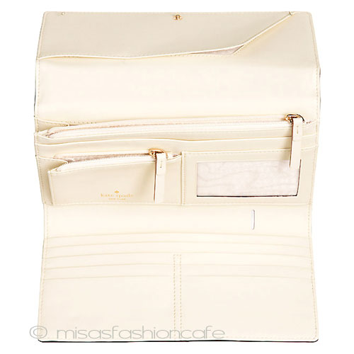 （画像用） ケイトスペード　財布大 オーストリッチ　再販！