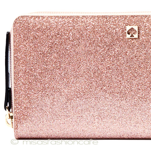 （画像用） ケイトスペード　NY グリッター　長財布