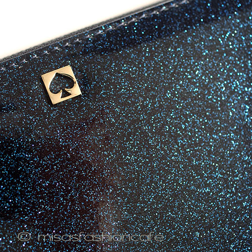 （画像用） ケイトスペード　長財布 キラキラネイビー再販！