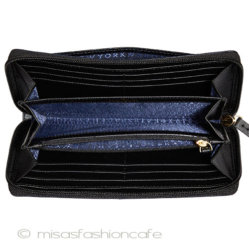 （画像用） ケイトスペード　長財布 キラキラネイビー再販！