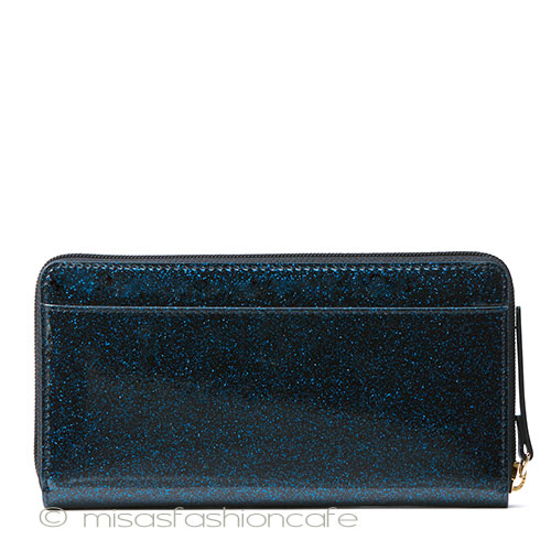 （画像用） ケイトスペード　長財布 キラキラネイビー再販！