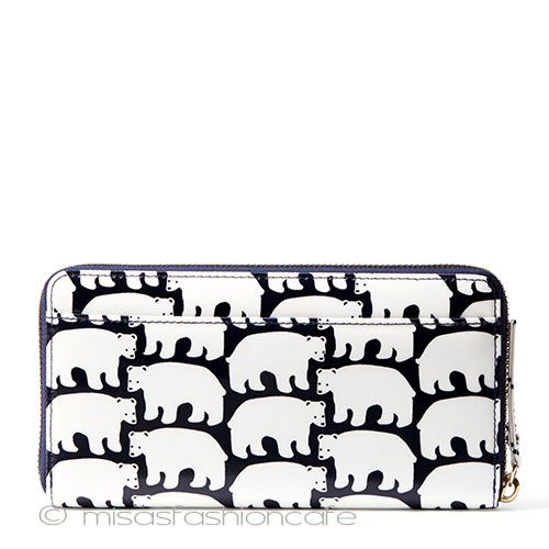 （画像用） ケイトスペード　再販！ ポーラーベア・白くま柄　