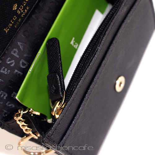 （画像用） ケイトスペード お財布 二つ折り　リボン