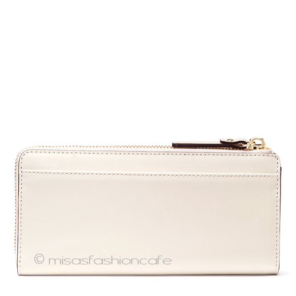 （画像用） ケイトスペード　長財布 りぼん　牛革