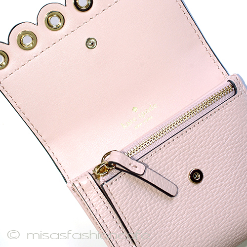 （画像用） ケイトスペード　お財布 二つ折り　スタッズ