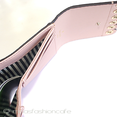 （画像用） ケイトスペード　お財布 二つ折り　スタッズ