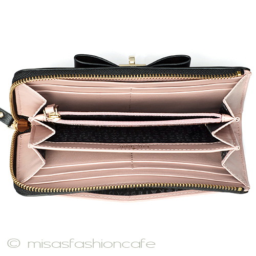 （画像用） ケイトスペード リボン　長財布