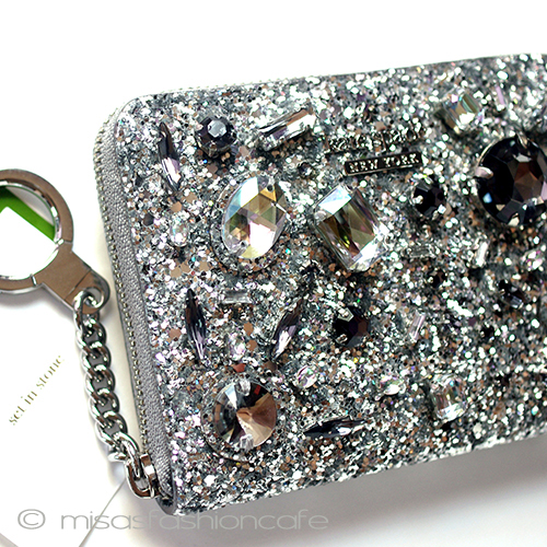 （画像用） ケイトスペード　お財布 キラキラ・ビジュー