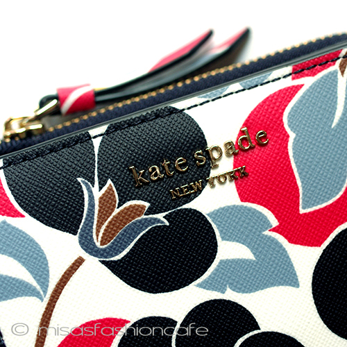 （画像用） ケイトスペード　お財布 二つ折り　お花柄