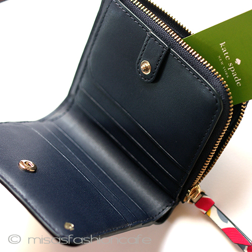 （画像用） ケイトスペード　お財布 二つ折り　お花柄