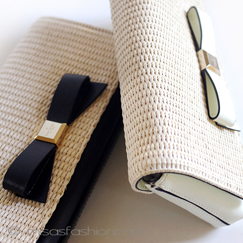 （画像用） ケイトスペード　バッグ リボン　クラッチ