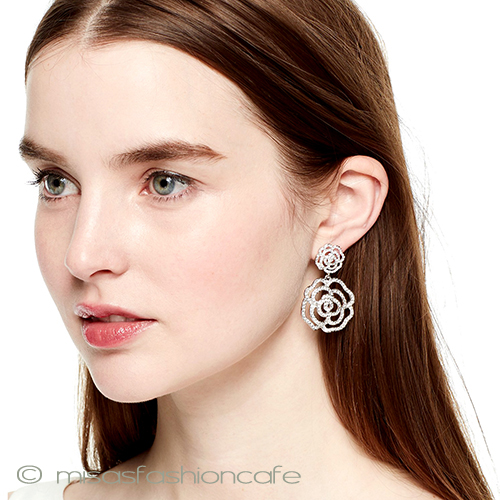 （画像用） ケイトスペード　ピアス ブライダル　フラワー