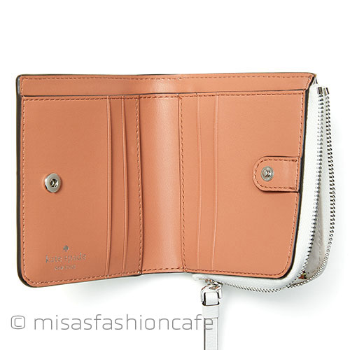 （画像用） ケイトスペード　お財布 二つ折り　3色レザー