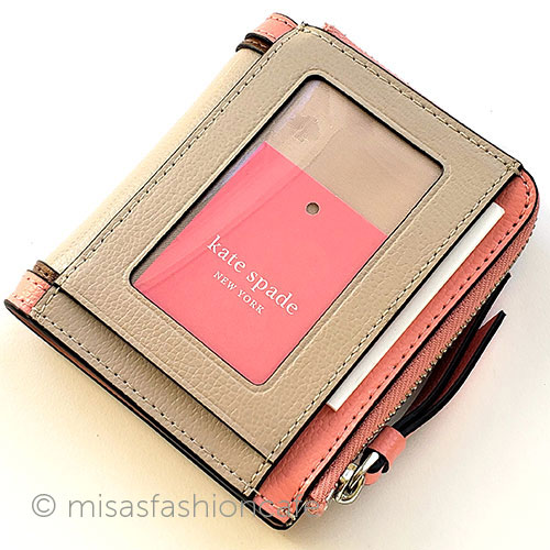 （画像用） ケイトスペード　お財布 二つ折り　3色レザー