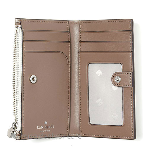 （画像用） ケイトスペード　お財布 薄型ミニ・スペード柄