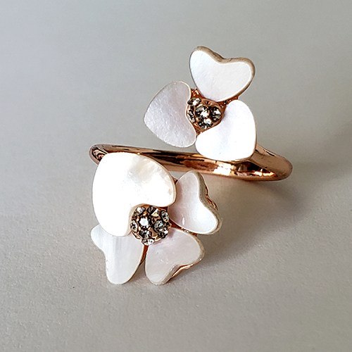 （画像用） ケイトスペード　花 ビジューフラワー　指輪