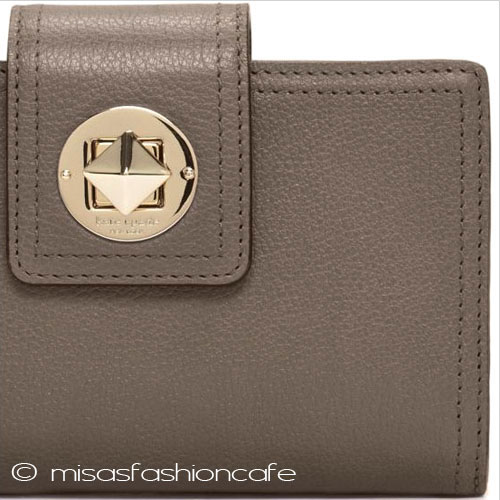 （画像用） Kate Spade　 お財布グレーブラウン