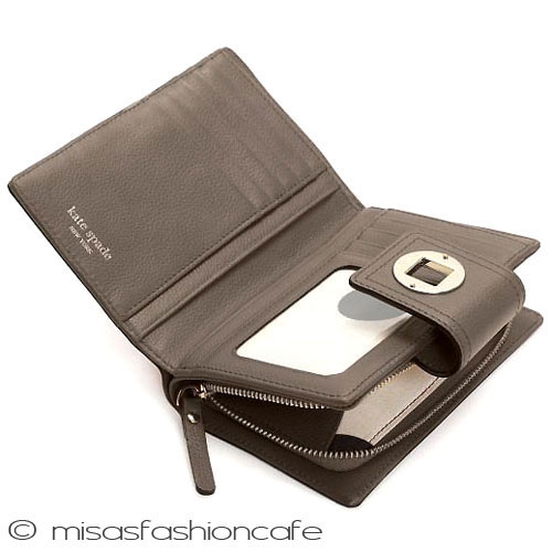 （画像用） Kate Spade　 お財布グレーブラウン