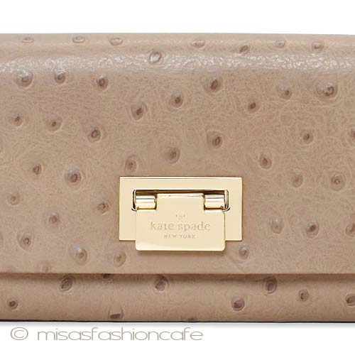 （画像用） ケイトスペード お財布 オーストリッチ