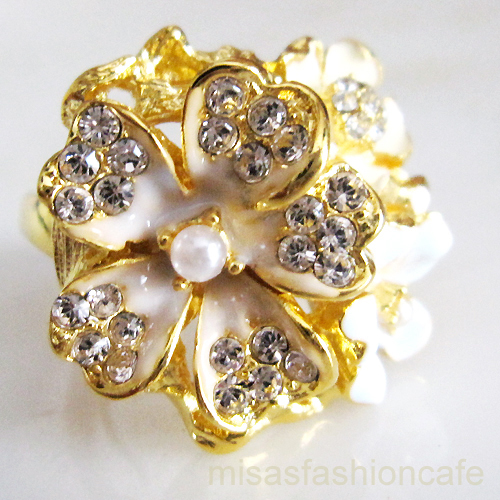 （画像用） パステル フラワーガーデン 　 KJL お花畑　リング