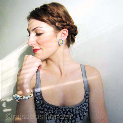 （画像用） KJL花柄スネークバングル