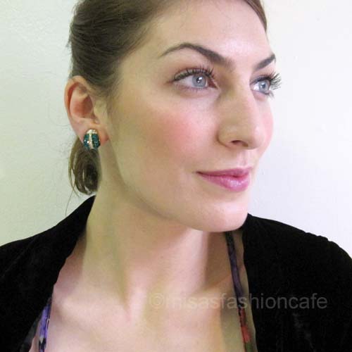 （画像用） てんとう虫イヤリング