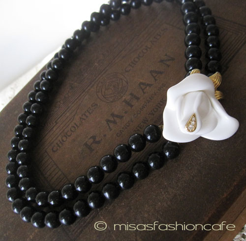 （画像用） ケネスジェイレーン KJL ローズ ネックレス　