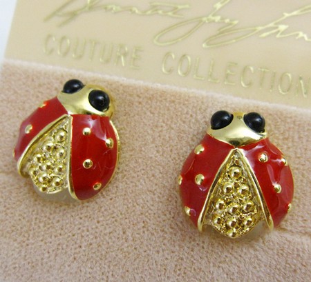 （画像用） KJL 　てんとう虫　イヤリング