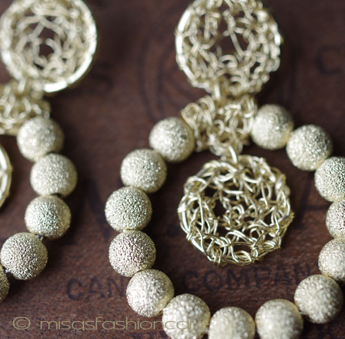 （画像用） Lavish ピアス 18Kgpサンキャッチャー