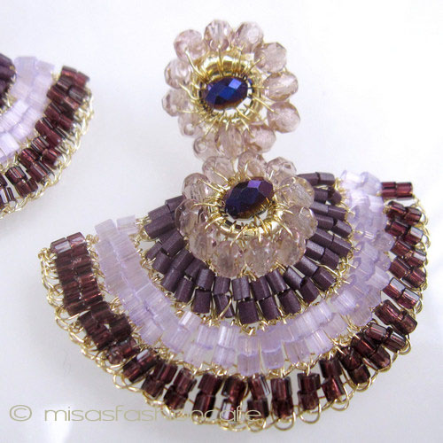 （画像用） Lavish ピアス パープルグラデーション