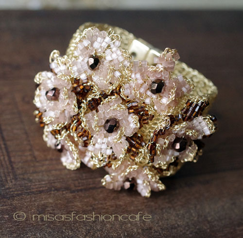 （画像用） Lavish ブレスレット 18Kgpフラワーガーデン