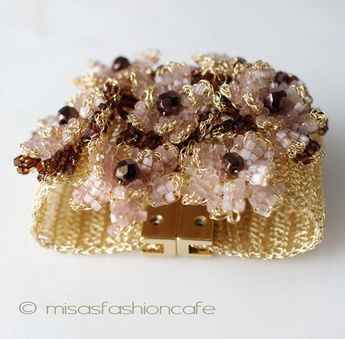 （画像用） Lavish ブレスレット 18Kgpフラワーガーデン