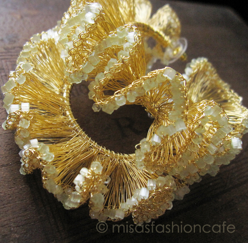 （画像用） Lavish ピアス　 18Kgp フープ・マスカット