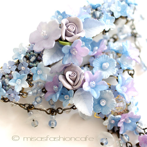 （画像用） ヘアーバレッタ（大）再販 フランス製　フラワー