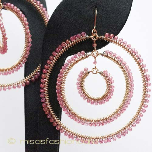 （画像用） ローズ3連　フープ