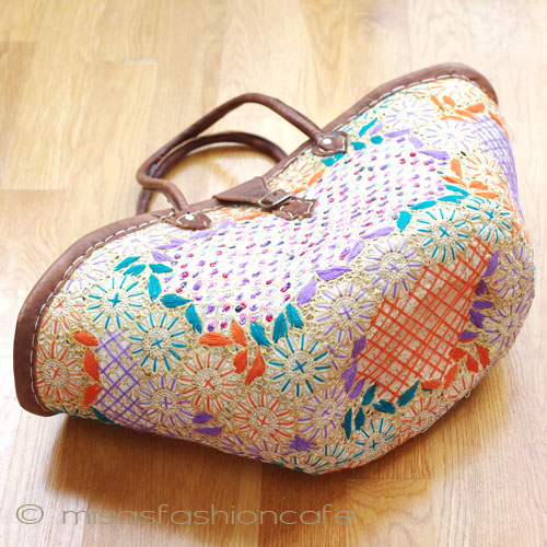 （画像用） モロッコ製 かごバック　大