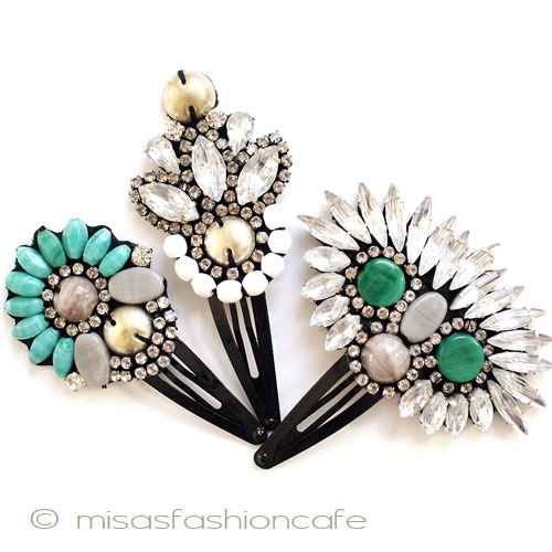 （画像用） NY　ヘアーアクセ ビジュー３セット再販！