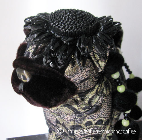 （画像用） クラッチ＆ハンドバッグ 　パグ　（麦わら帽子）