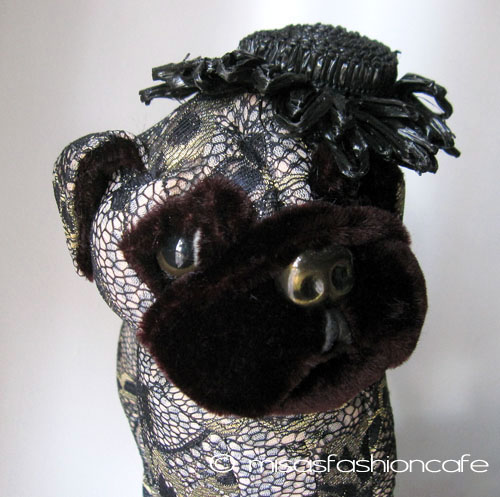 （画像用） クラッチ＆ハンドバッグ 　パグ　（麦わら帽子）